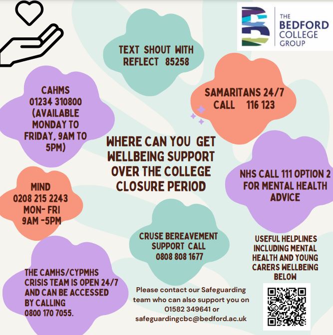 student wellbeing poster